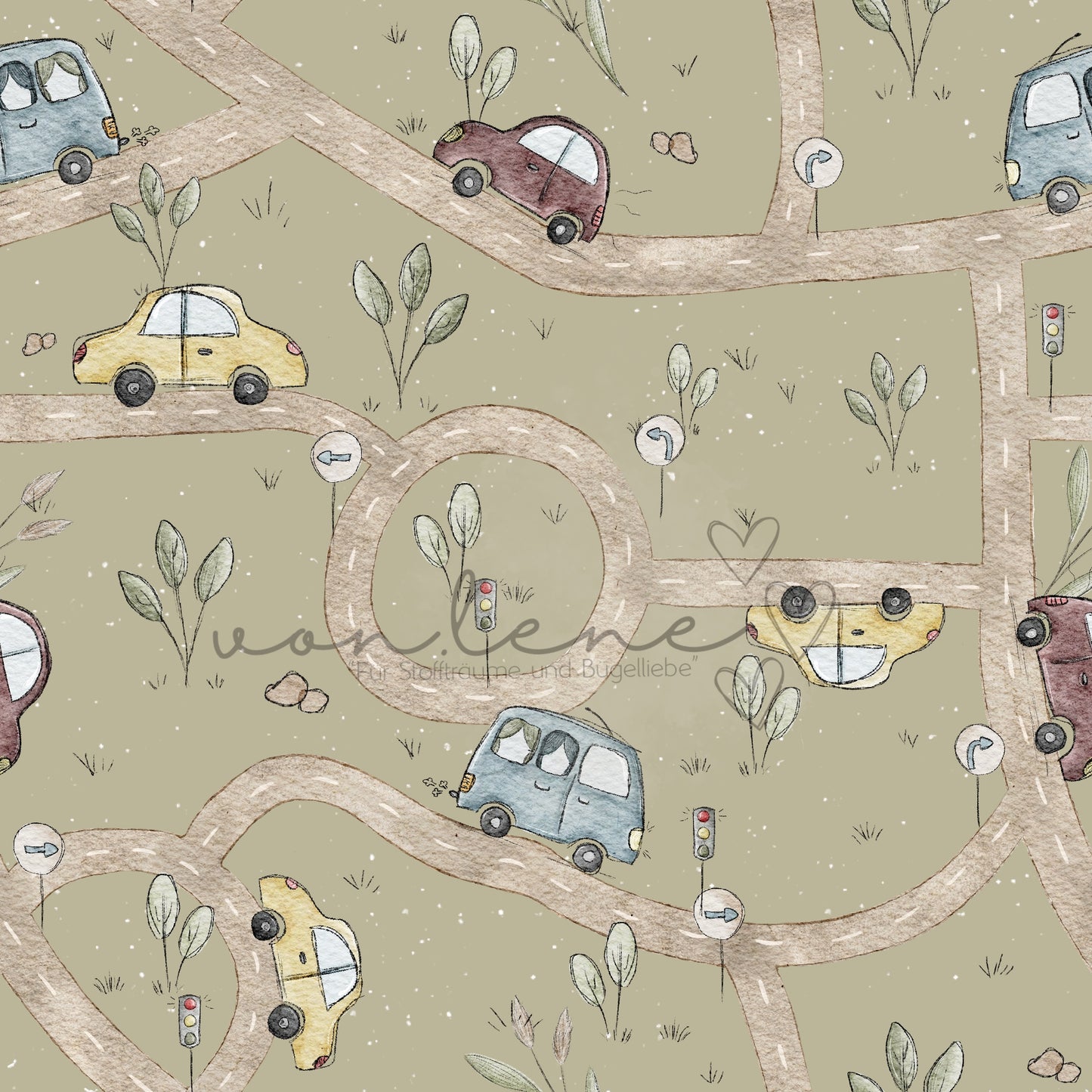 Im Straßenverkehr digitales Design