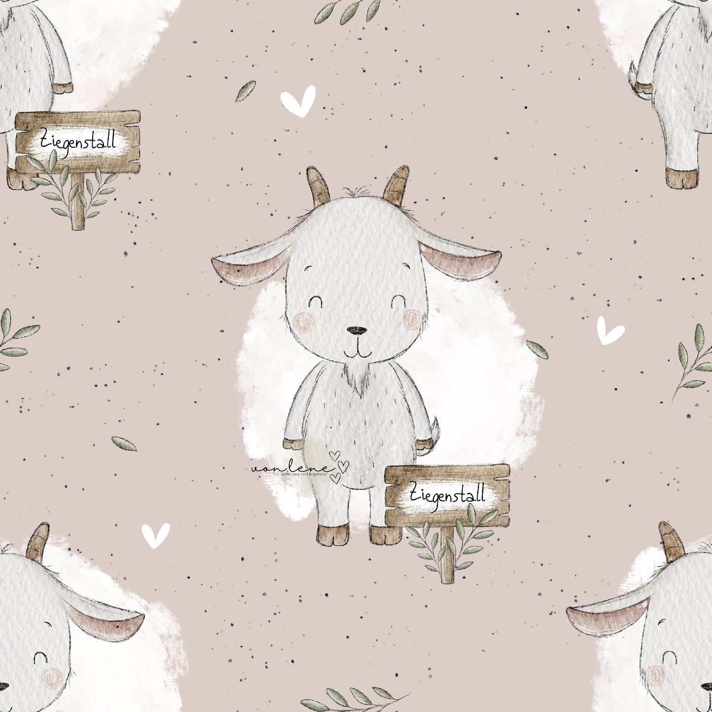 Ziegenstall digitales Design