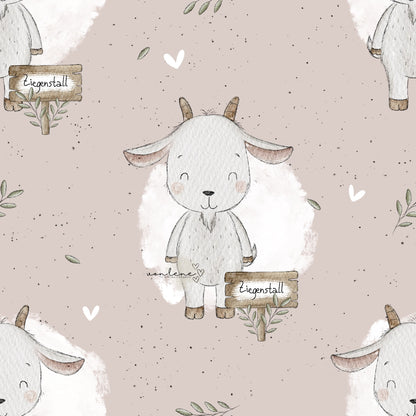 Ziegenstall digitales Design