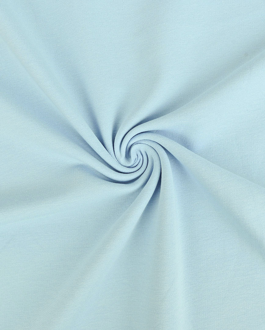 French Terry uni Hellblau 1001