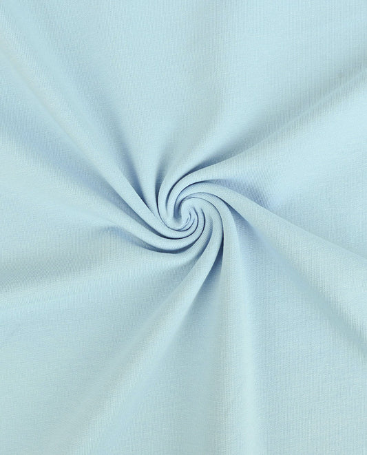 French Terry uni Hellblau 1001