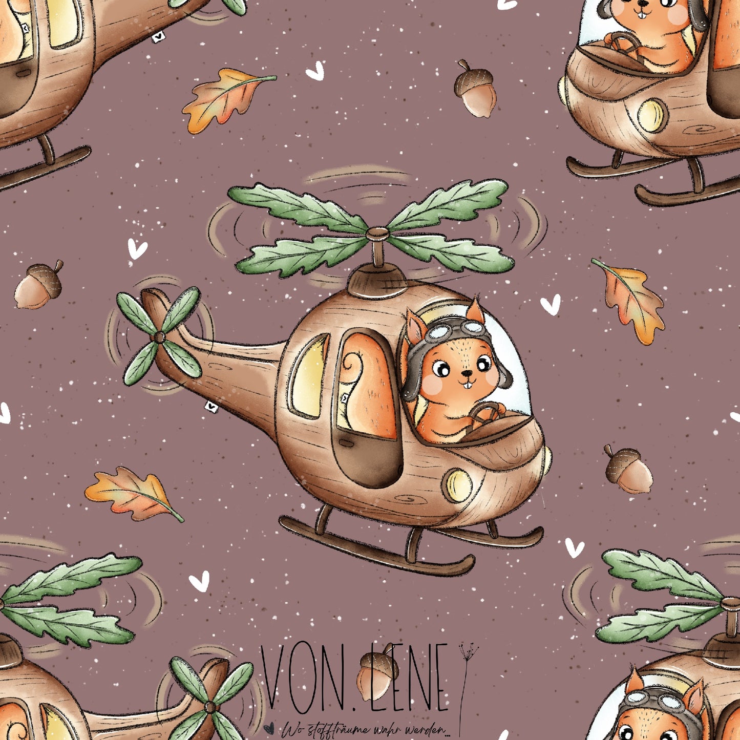 Herbstflug digitales Design