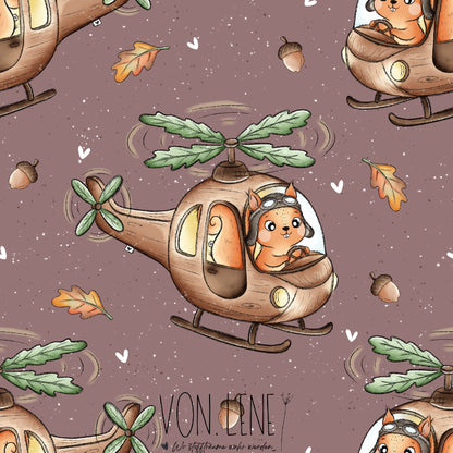 Herbstflug digitales Design