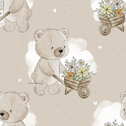 Frühlingsbär digitales Design