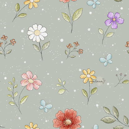 Blumenwiese digitales Design