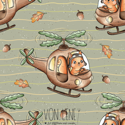 Herbstflug digitales Design