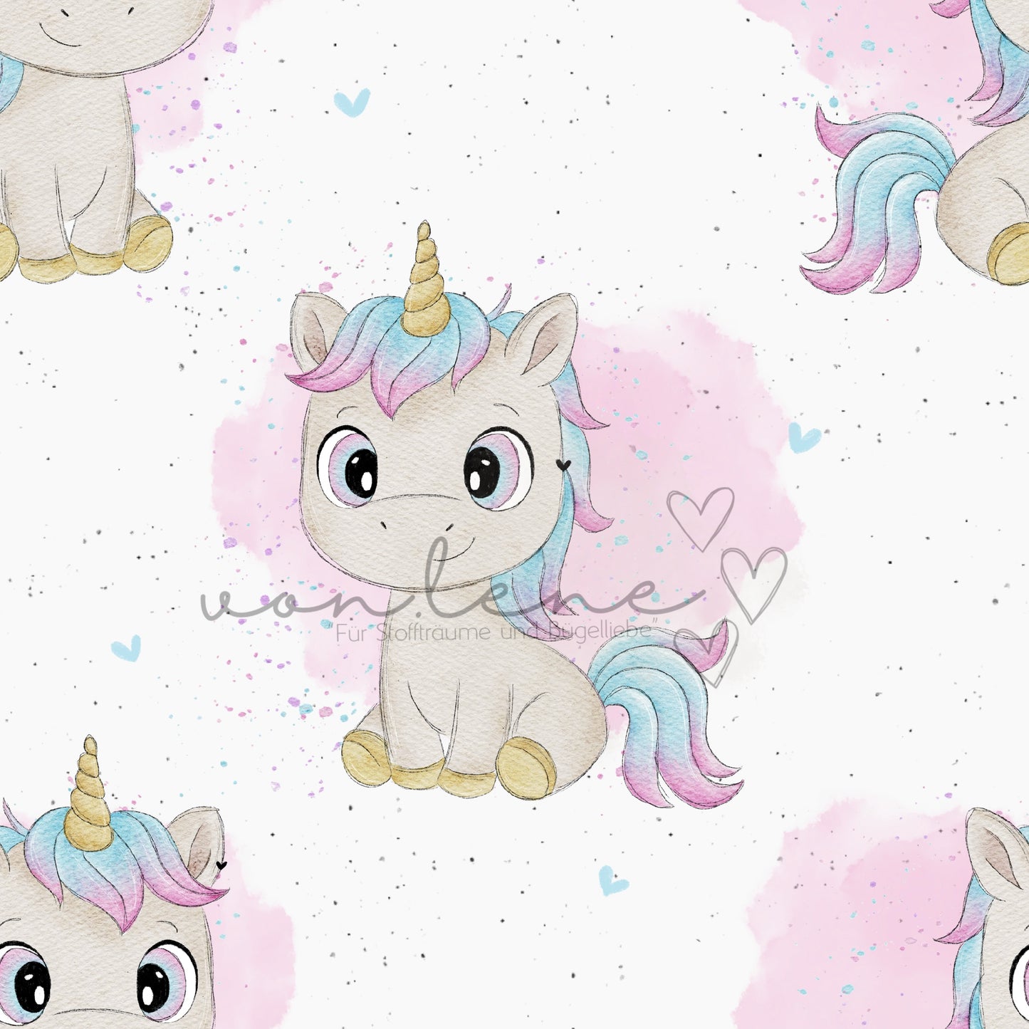 Mina das Einhorn Design Digital inkl. PNG Datei