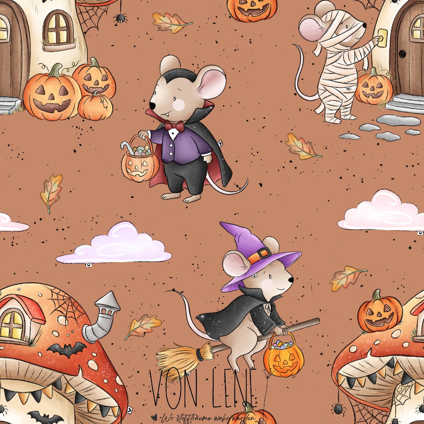 Halloweenmäuse digitales Design