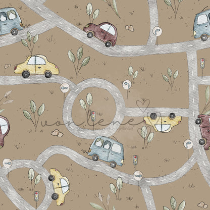 Im Straßenverkehr digitales Design