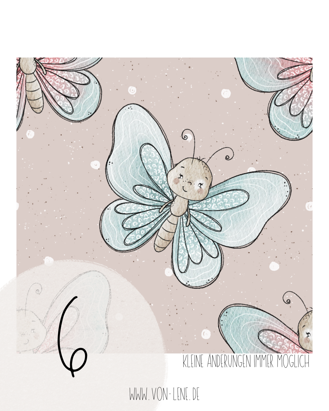 Leo der Schmetterling  digitales Design
