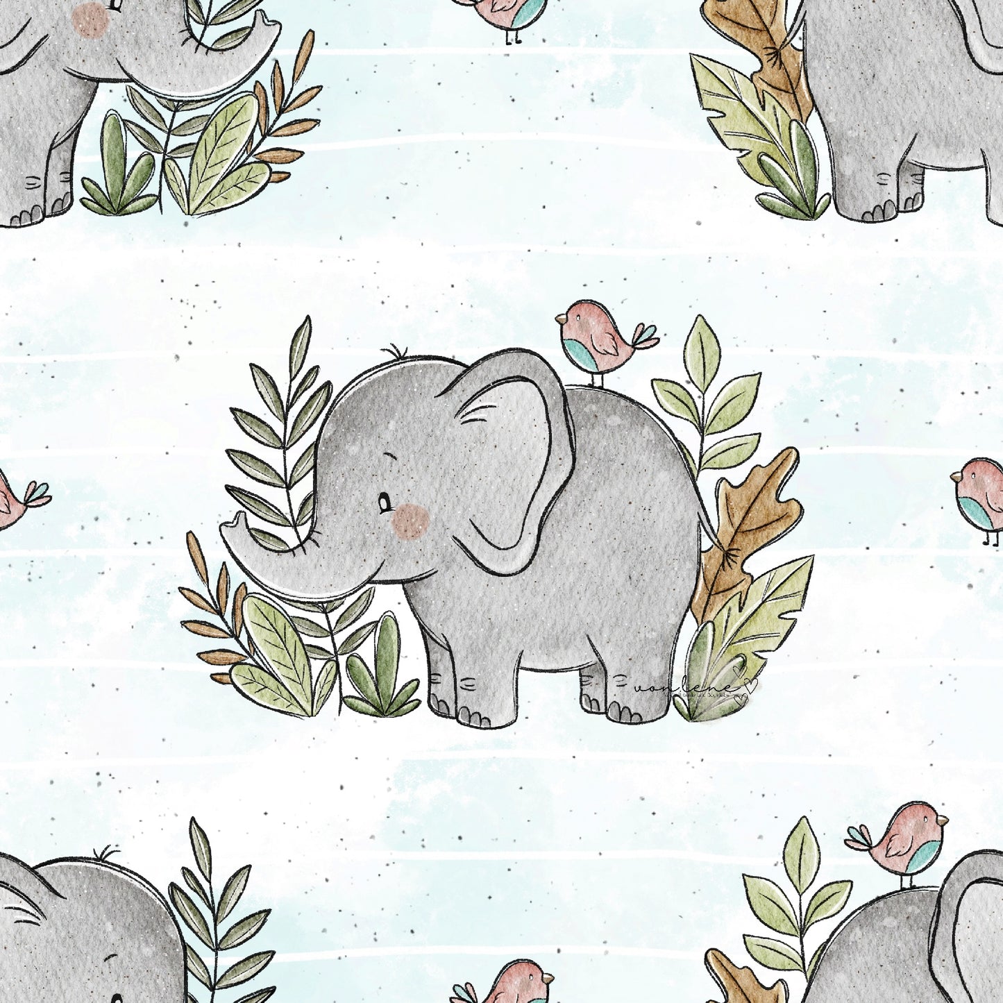 Elefant digitales Design