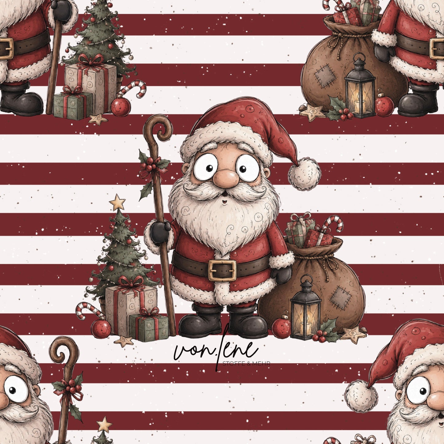 Weihnachtsmann digitales Design
