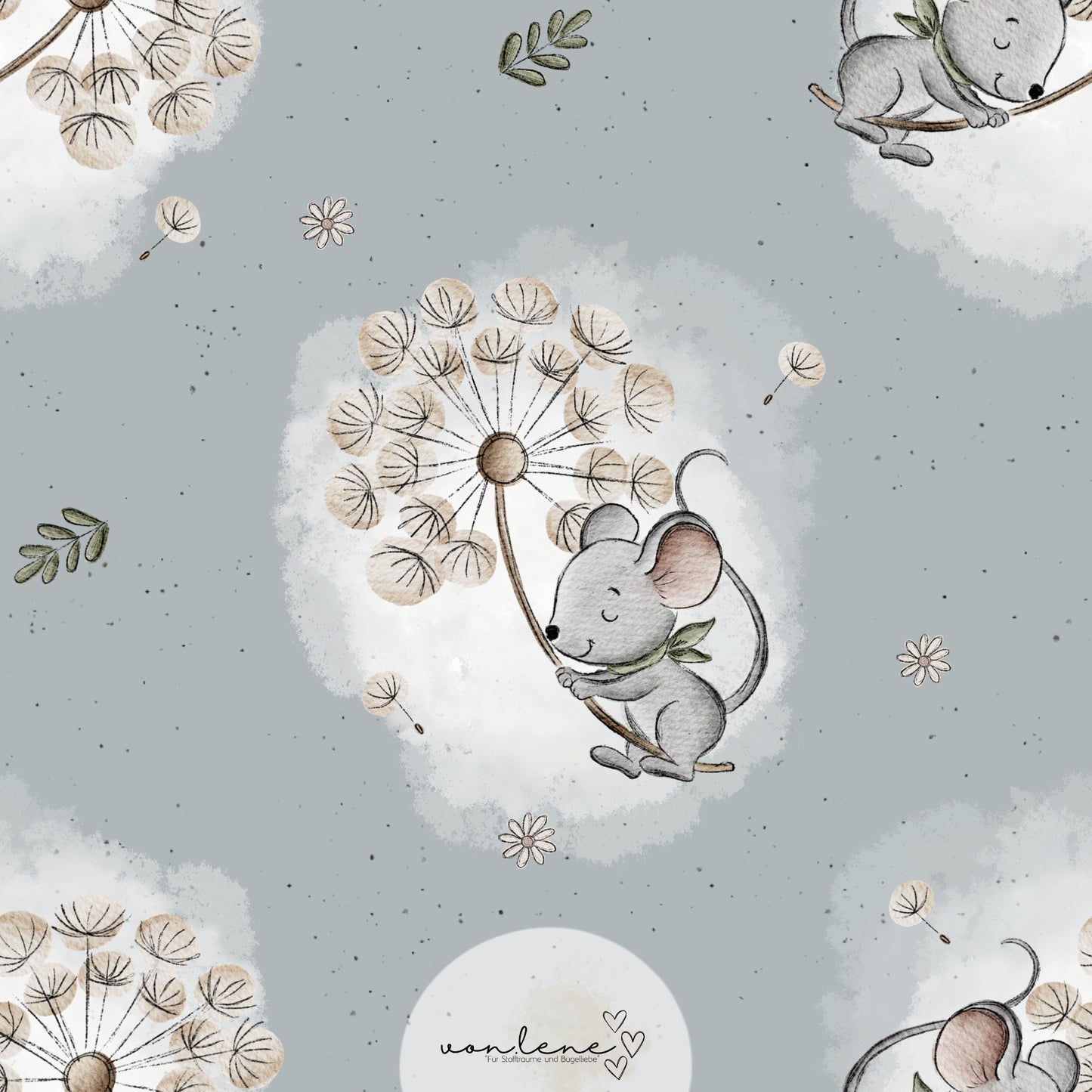 Pusteblume Maus Digital Design