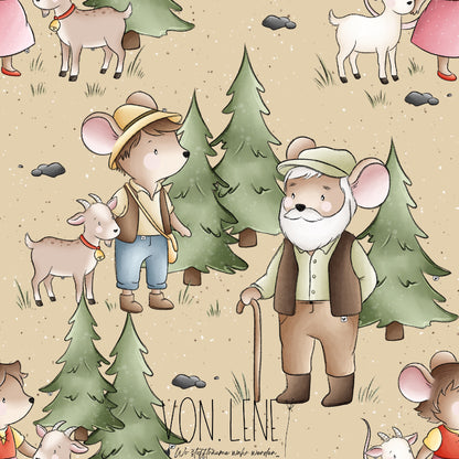 Alpenmäuse digitales Design