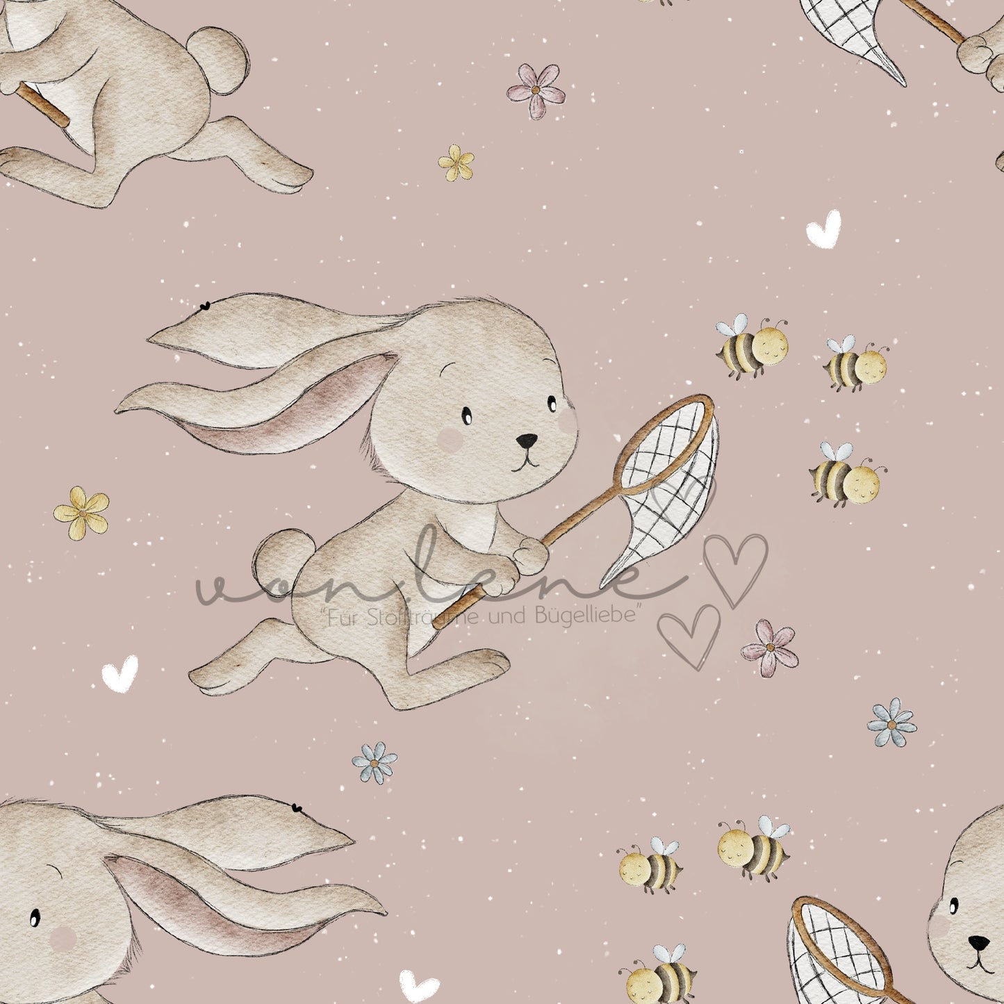 Hasenjagd Design Digital inkl. PNG Datei