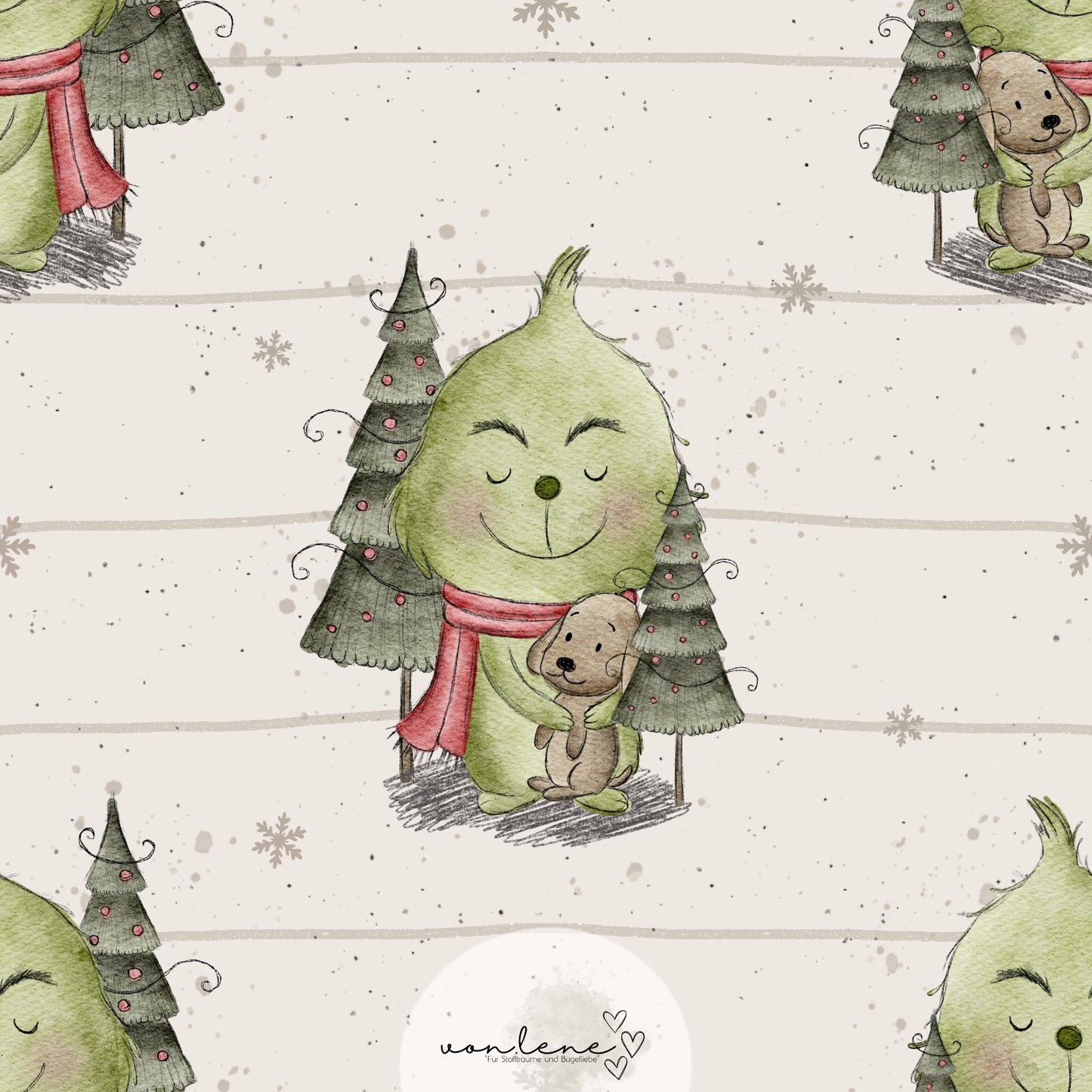 Weihnachtsscheu Design Digital