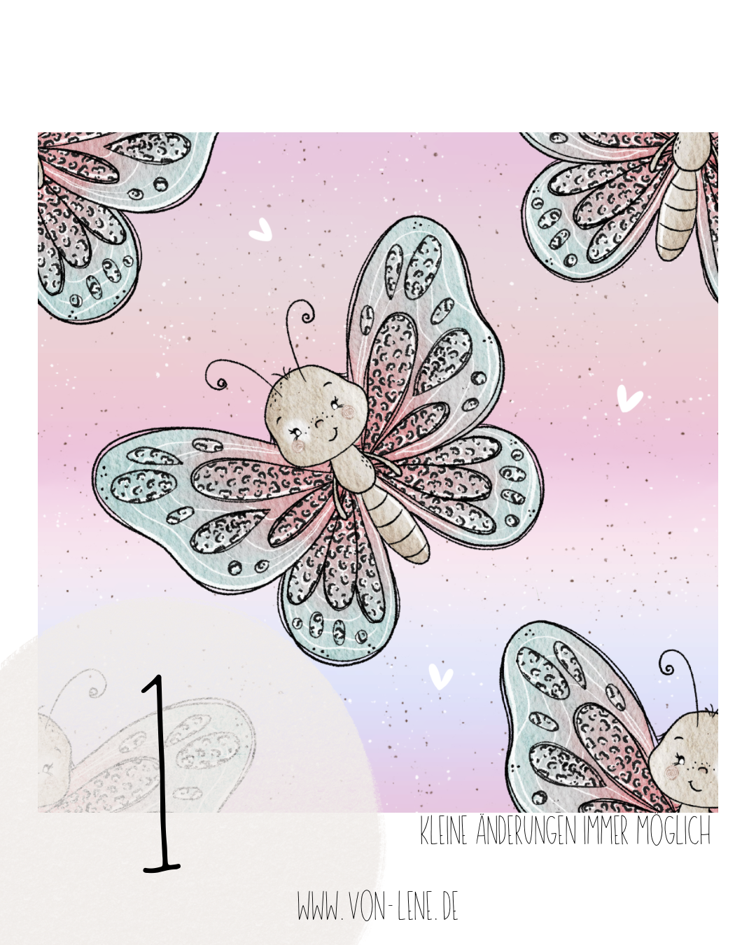 Leo der Schmetterling  digitales Design