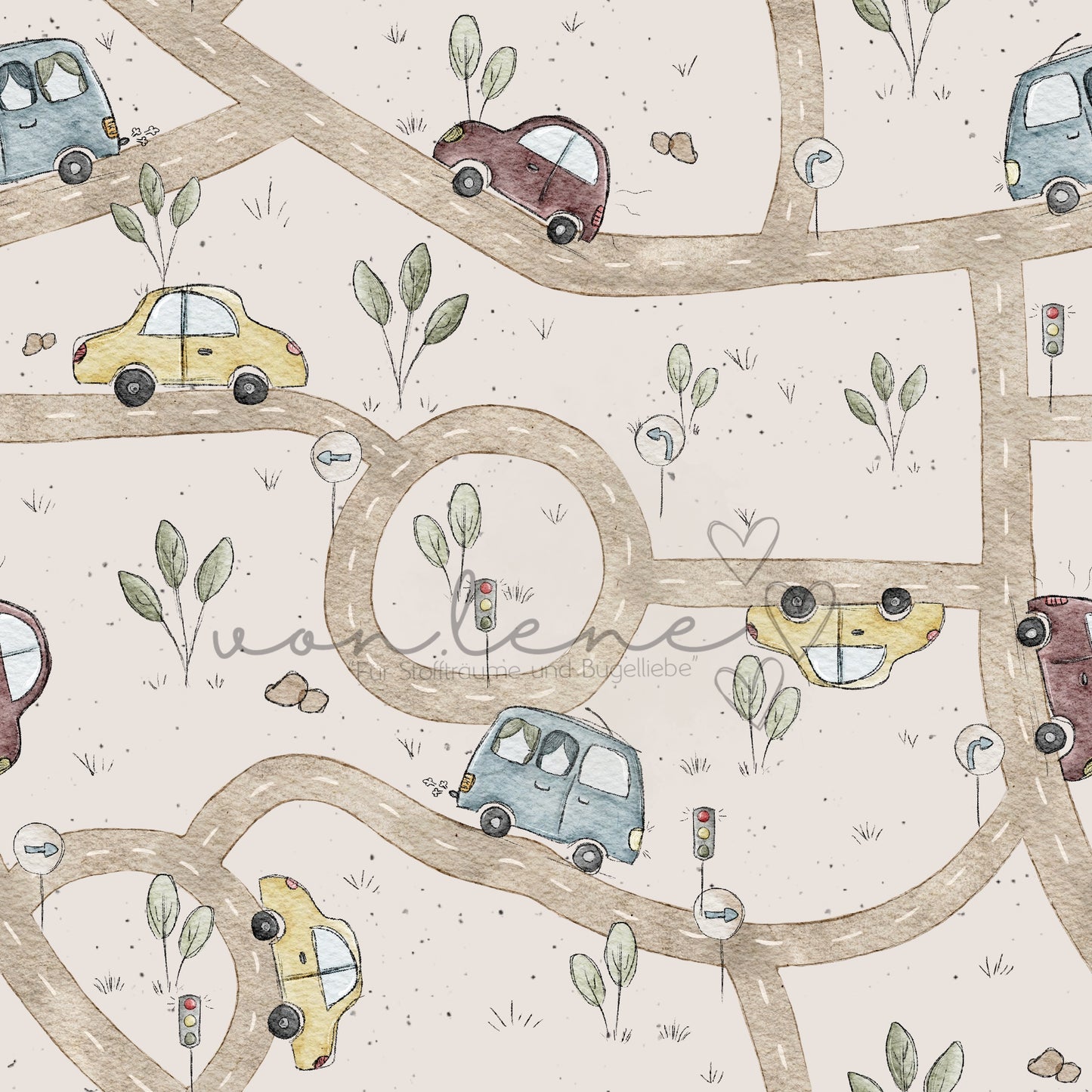 Im Straßenverkehr digitales Design