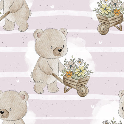 Frühlingsbär digitales Design