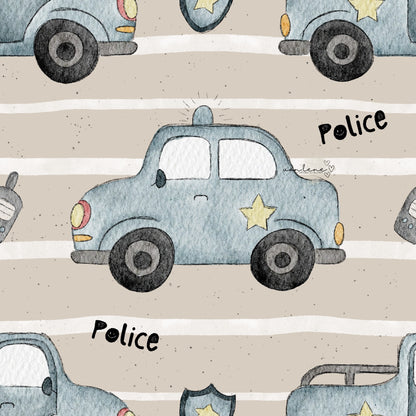 Polizeiauto digitales Design
