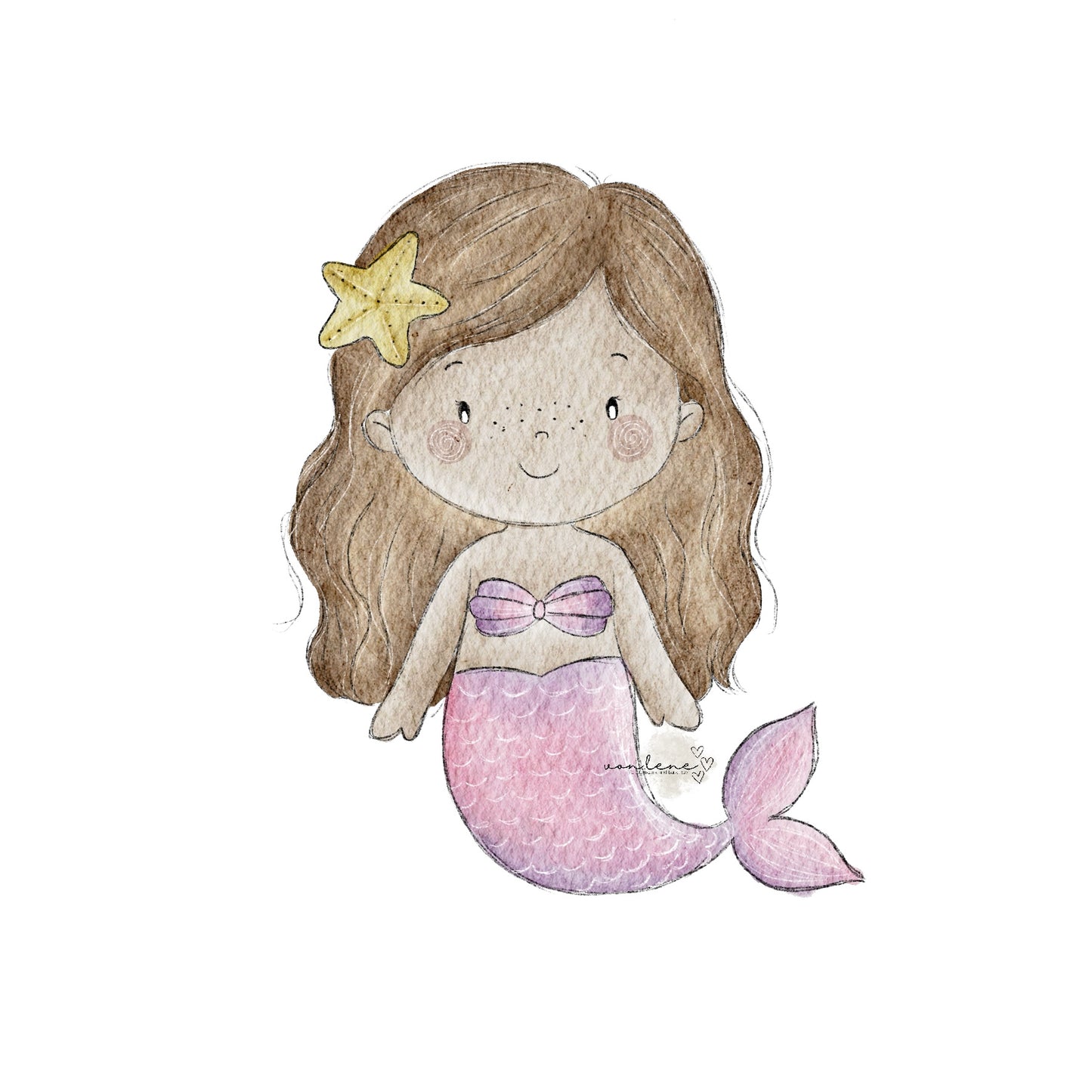 Meerjungfrau digitales Design