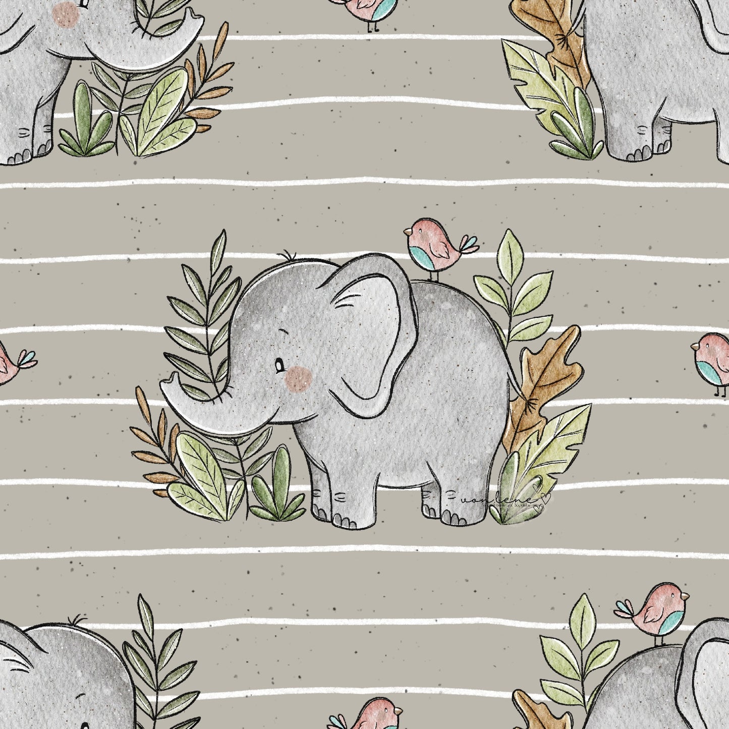 Elefant digitales Design
