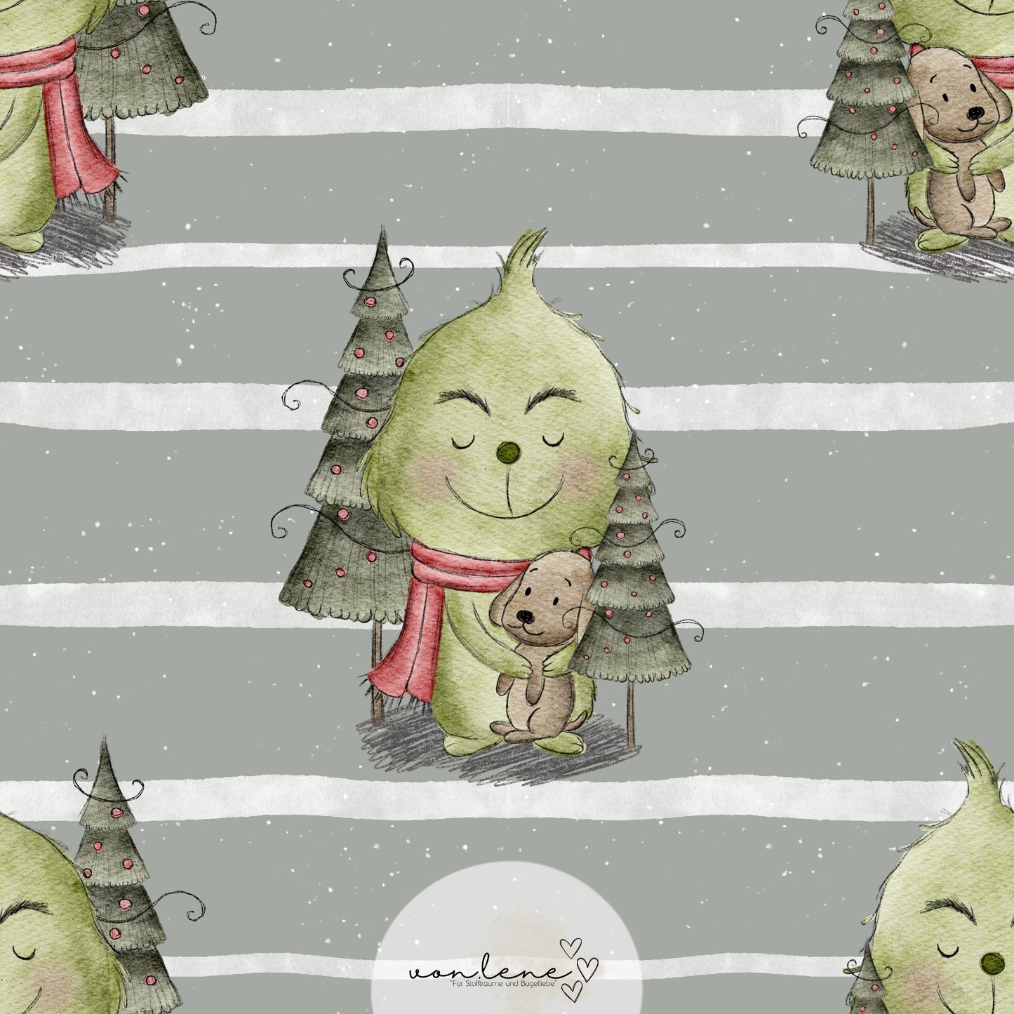 Weihnachtsscheu Design Digital
