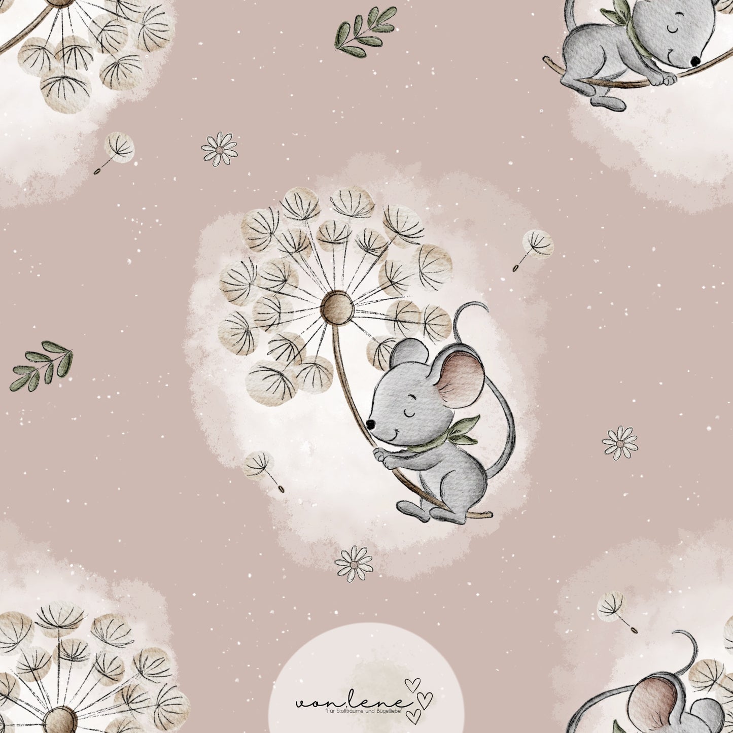 Pusteblume Maus Digital Design