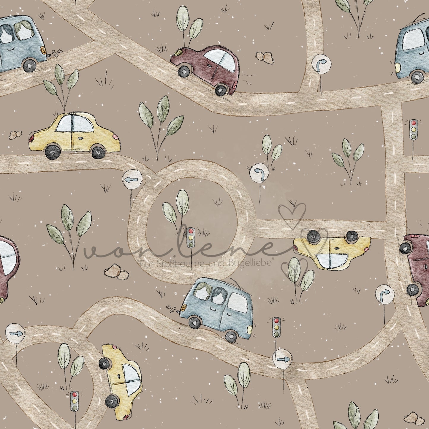 Im Straßenverkehr digitales Design