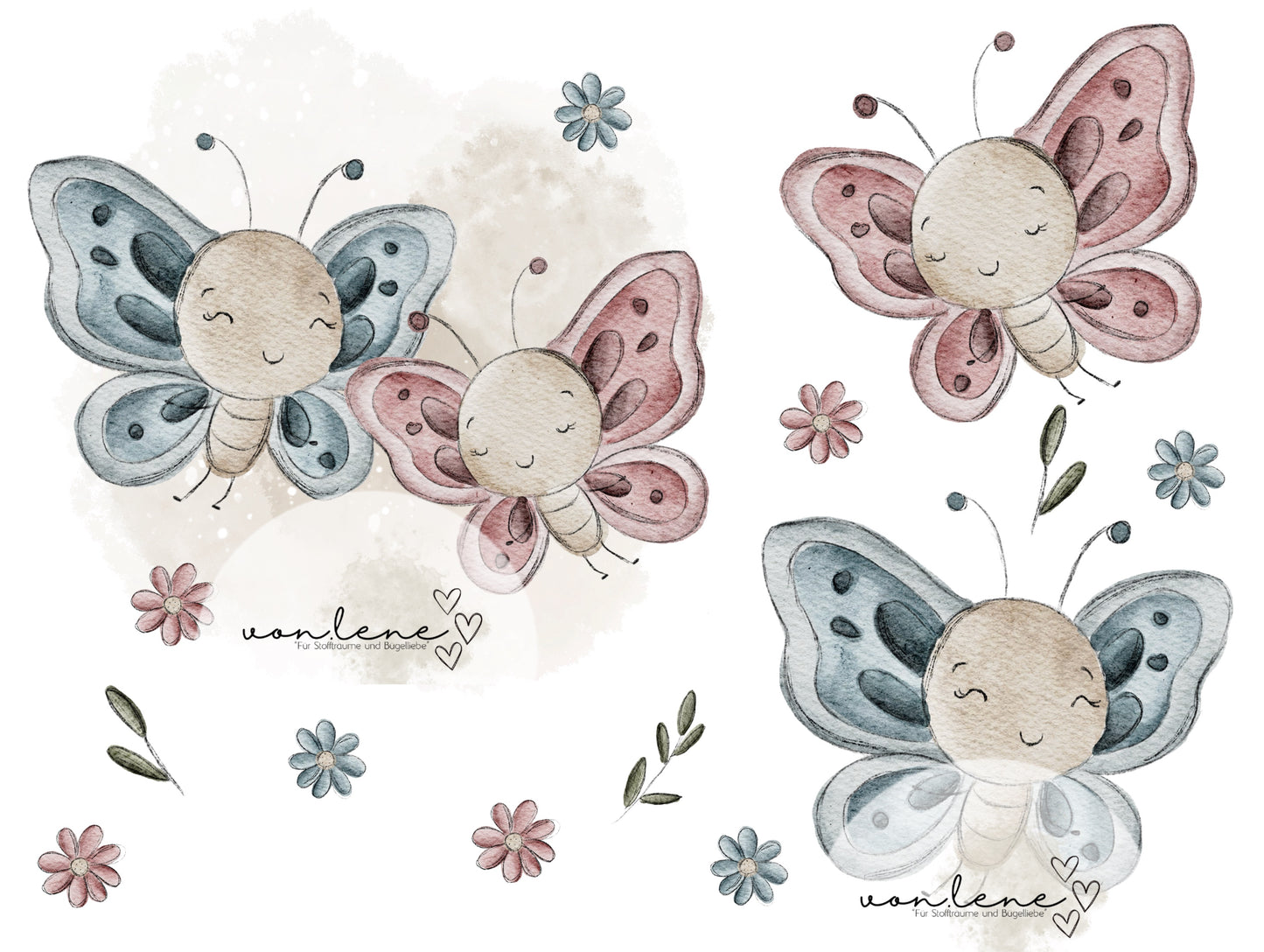 Ultra exklusives Design Schmetterling (IG: handmade_by_annilein)