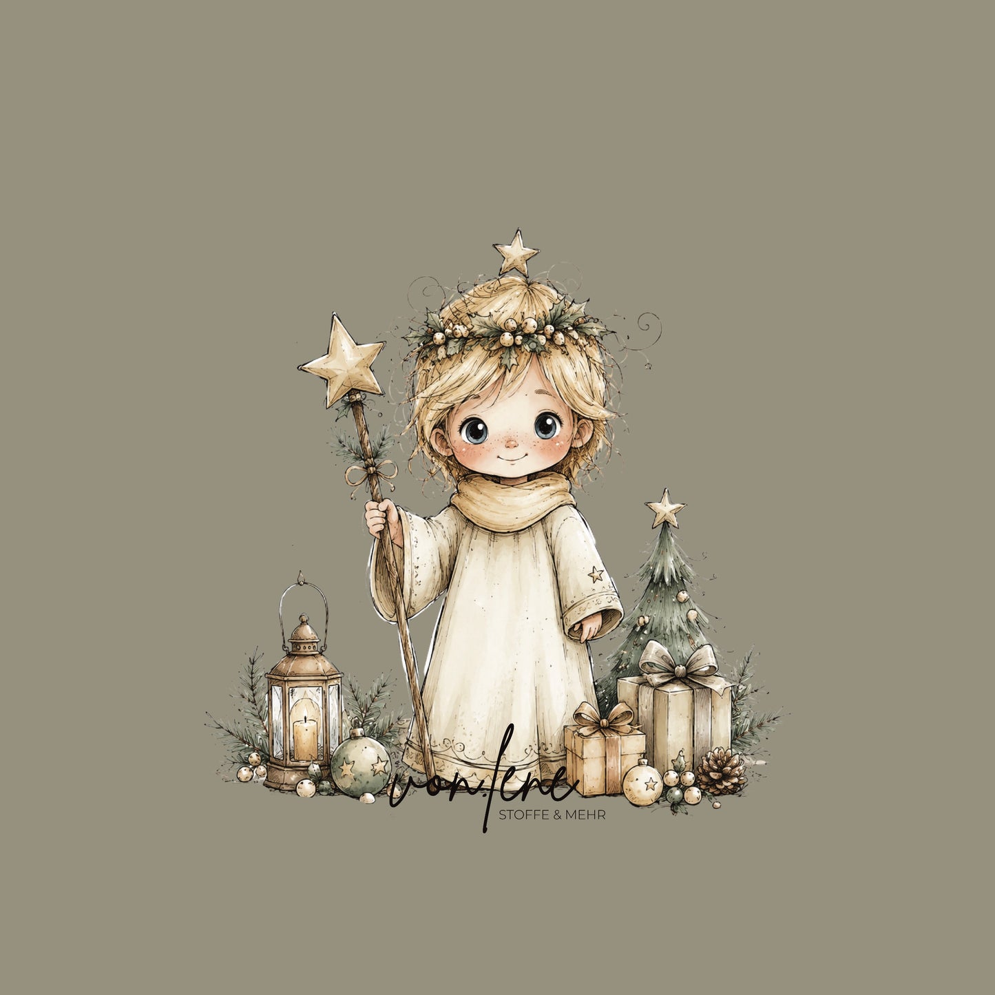 Christkind digitales Design