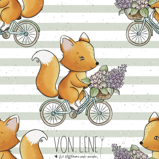 Frühlingsfuchs digitales Design