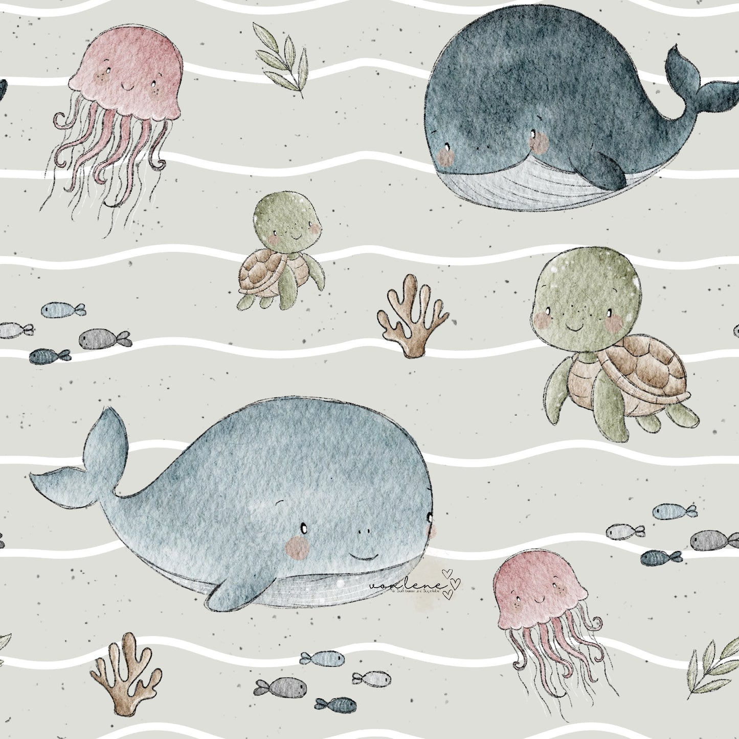 Ocean Friends digitales Design
