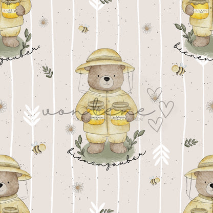 Honigbär Design Digital inkl. PNG Datei (auch ohne Schriftzug möglich)