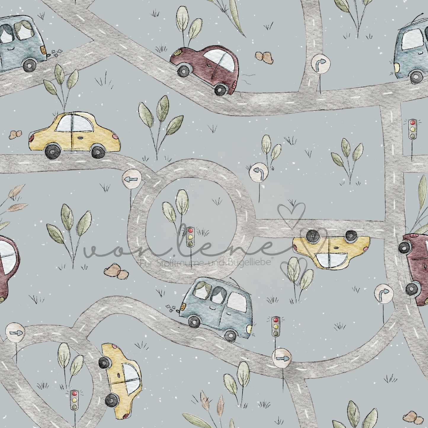 Im Straßenverkehr digitales Design