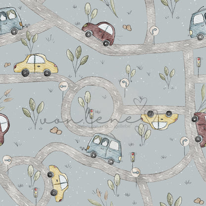 Im Straßenverkehr digitales Design