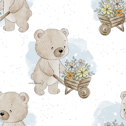 Frühlingsbär digitales Design