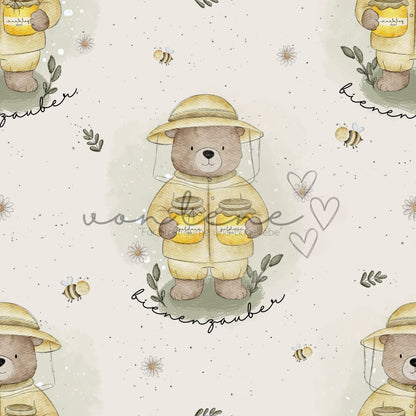 Honigbär Design Digital inkl. PNG Datei (auch ohne Schriftzug möglich)