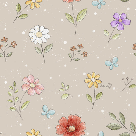 Blumenwiese digitales Design