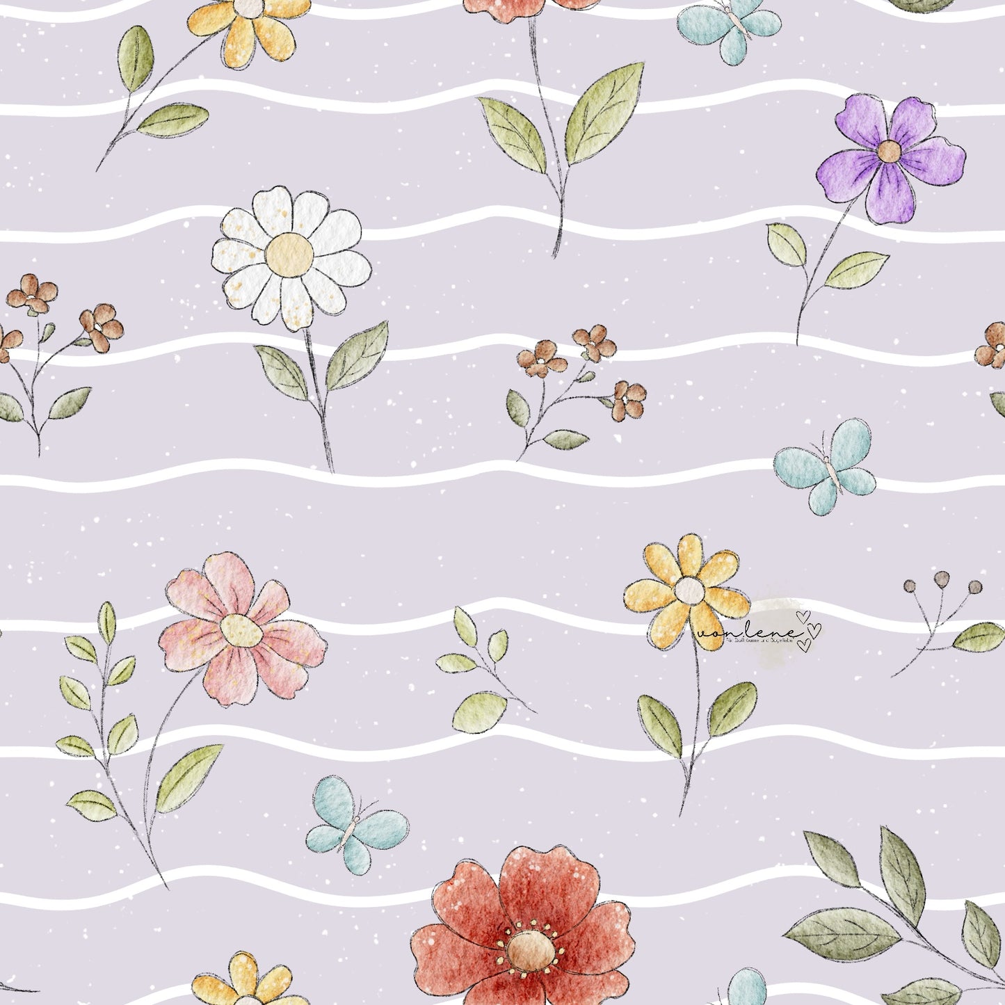 Blumenwiese digitales Design