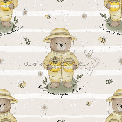 Honigbär Design Digital inkl. PNG Datei (auch ohne Schriftzug möglich)