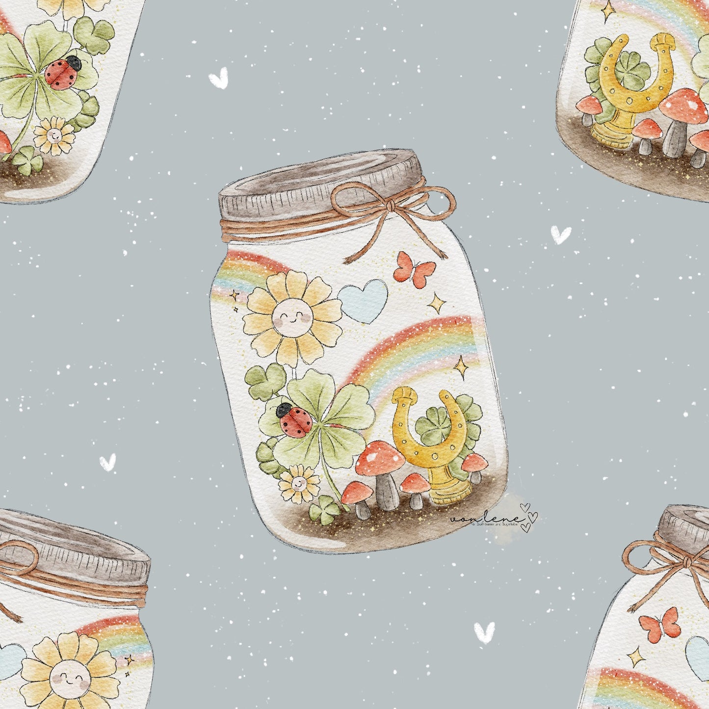 Glück im Glas digitales Design