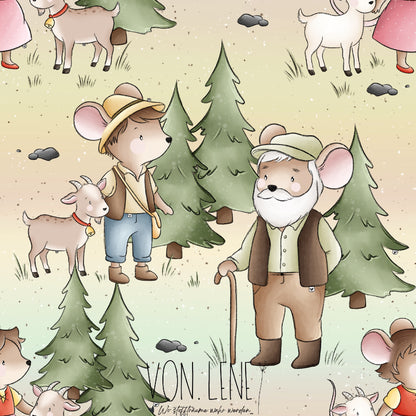 Alpenmäuse digitales Design