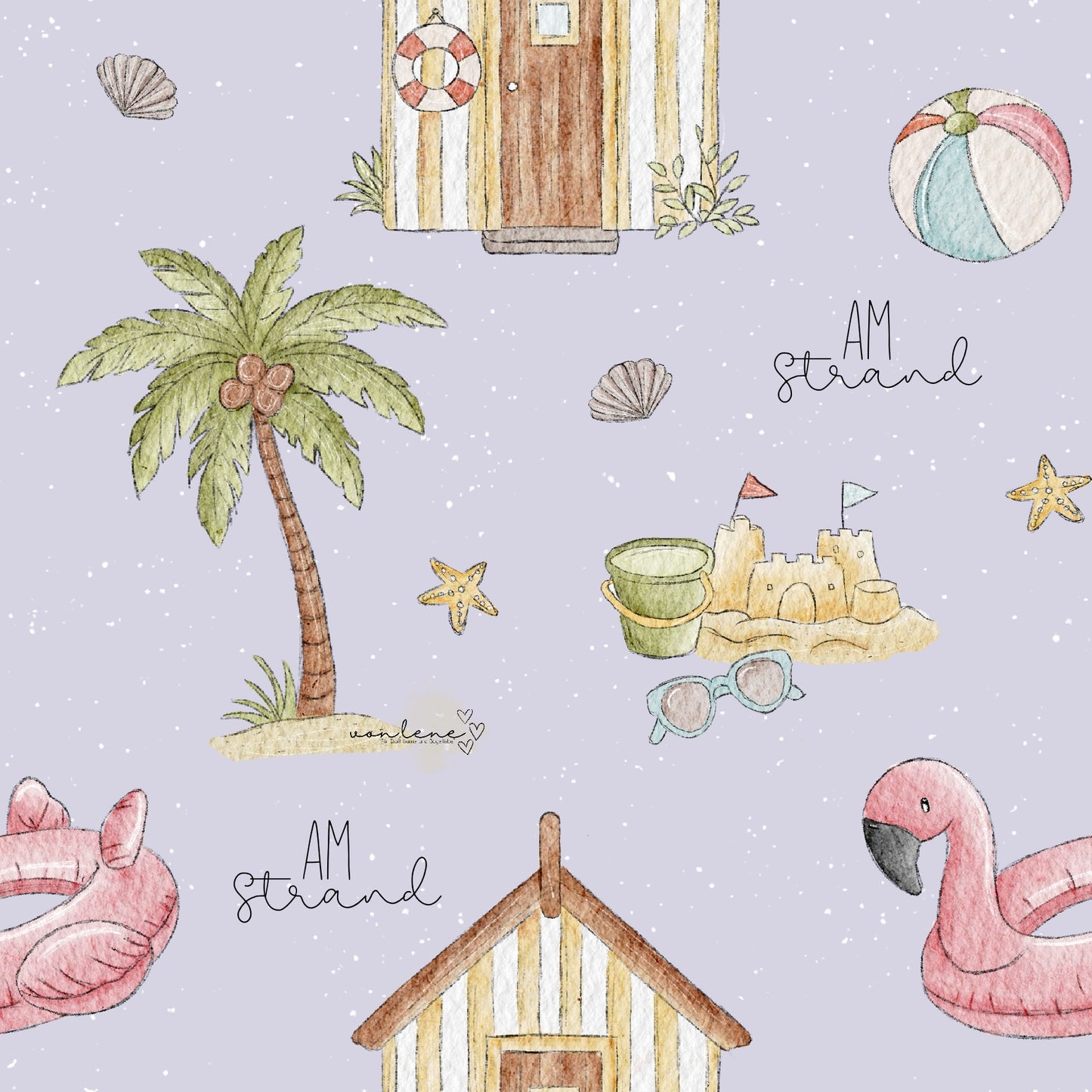 Am Strand digitales Design