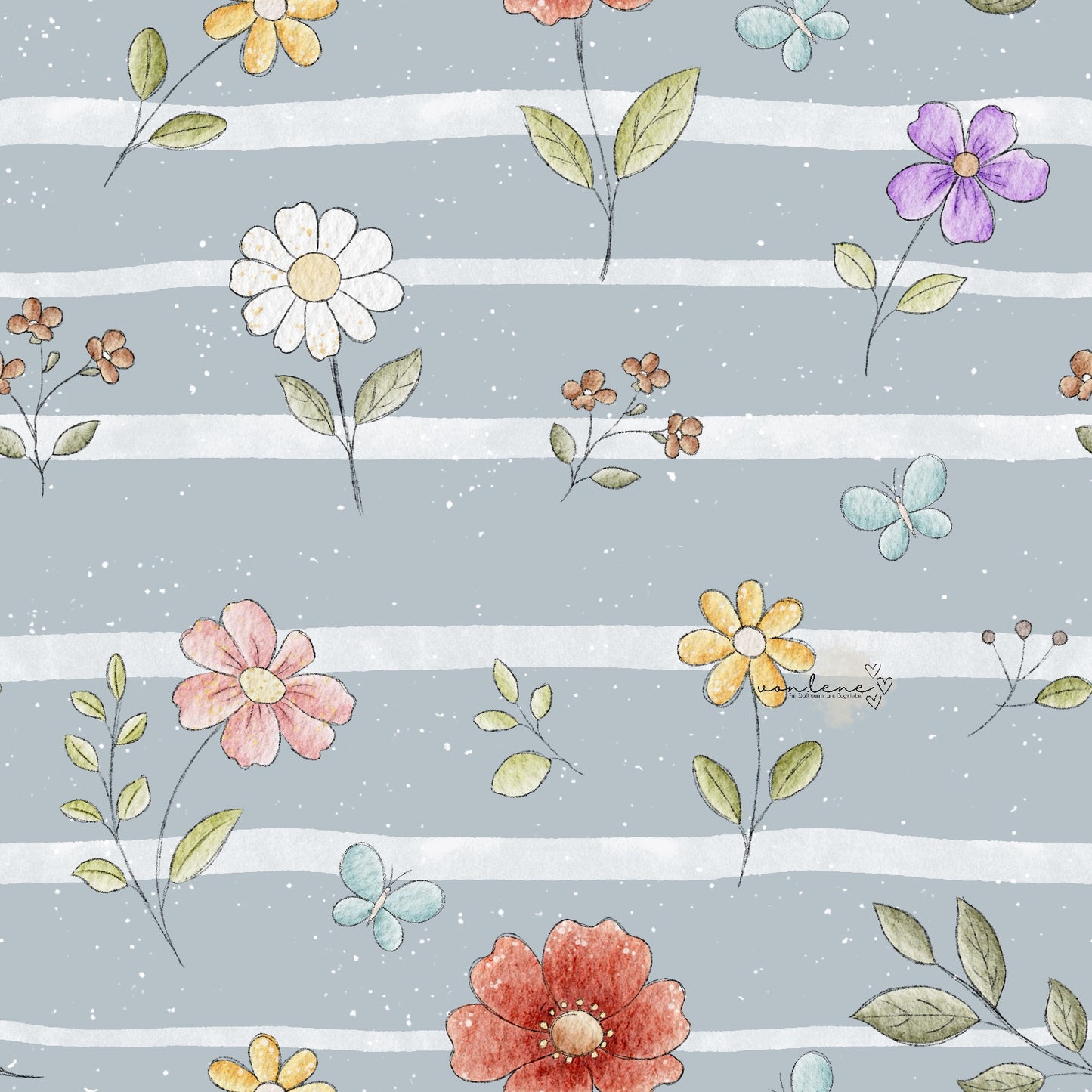 Blumenwiese digitales Design