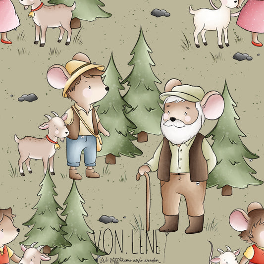 Alpenmäuse digitales Design