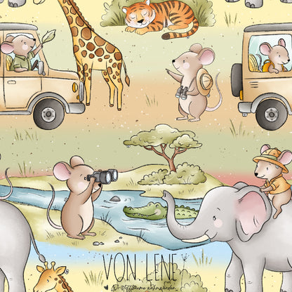 Mäuse Safari digitales Design