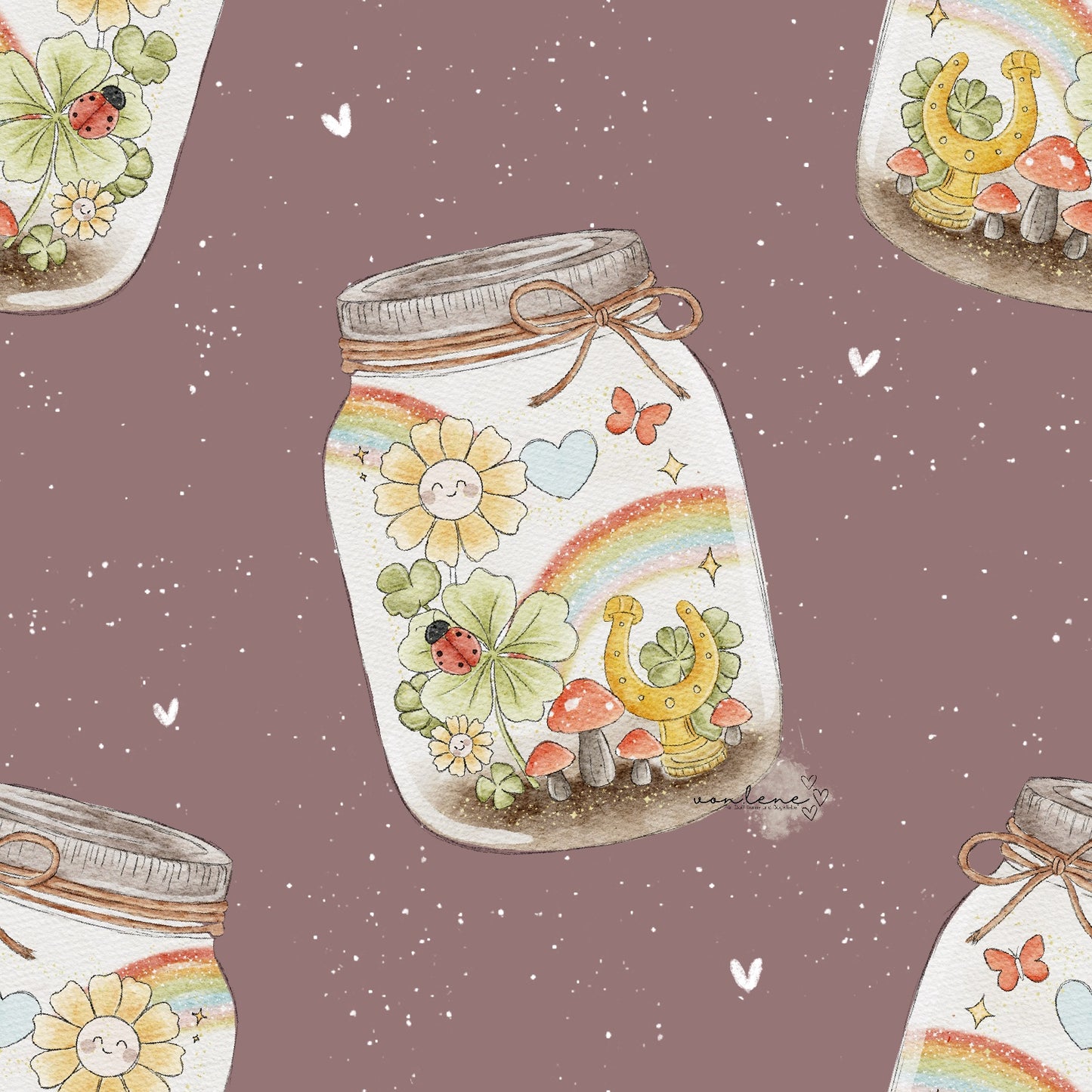 Glück im Glas digitales Design