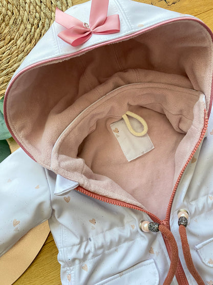 Softshell Liebesglück beige