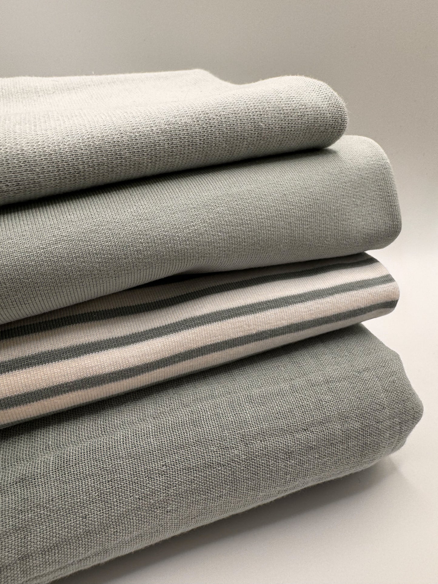 Streifen Jersey Mintgrün 426